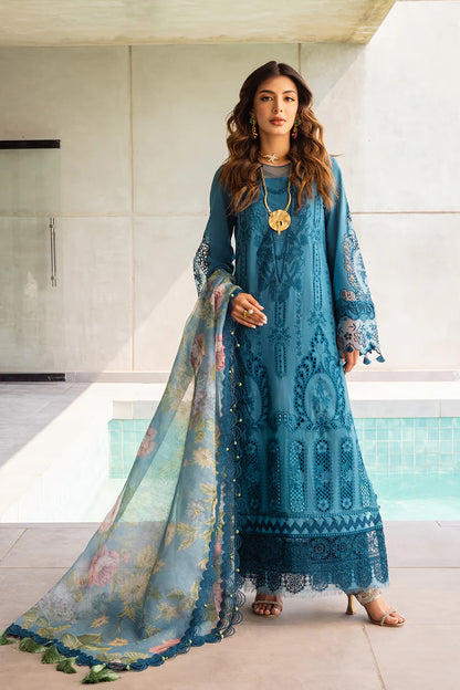 Saira Rizwan Luxury Lawn 2024 | SAPPHIRE - SRLL24-07