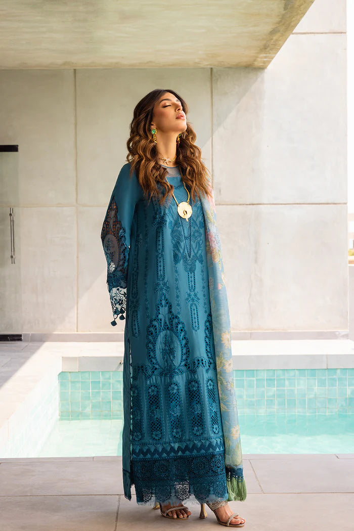 Saira Rizwan Luxury Lawn 2024 | SAPPHIRE - SRLL24-07