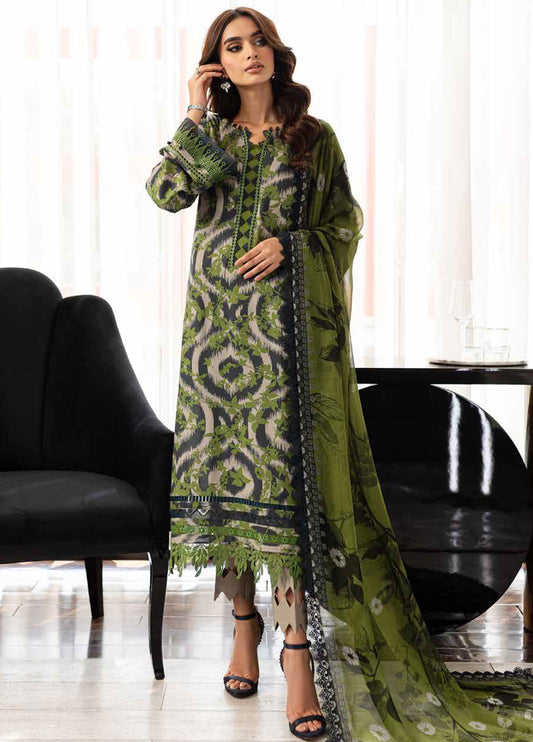 Nureh Signature Prints Unstitched Printed Viscose Collection 2024 SP-1 24