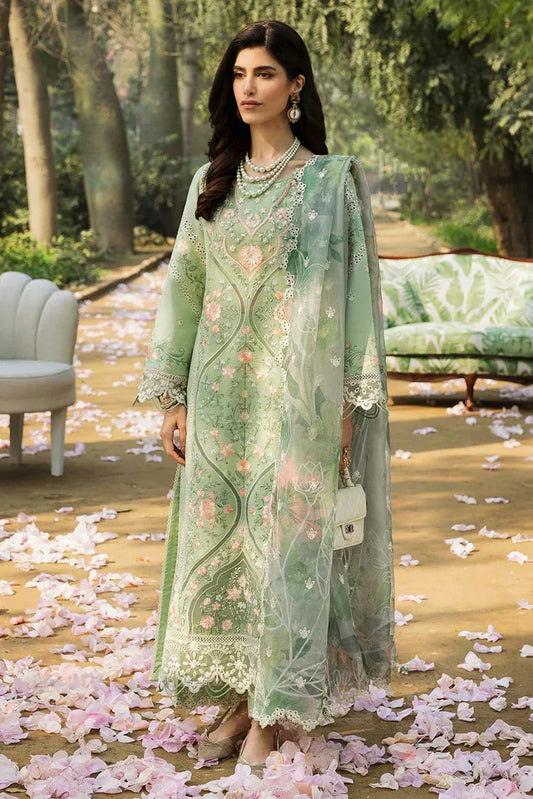 Sardinia - Floral Forest Luxury Lawn Collection - SR-802 Green Allure