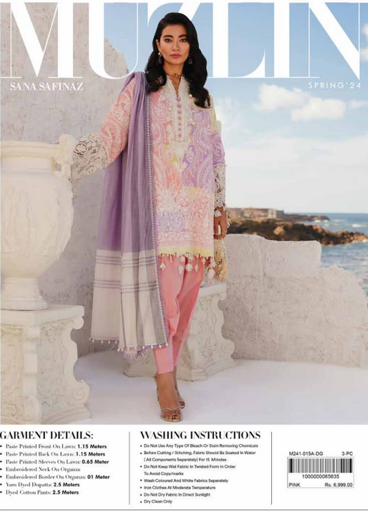 Sana Safinaz Muzlin 2024 | Lawn | Vol 1 | 15A