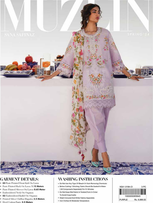 Sana Safinaz Muzlin 2024 | Lawn | Vol 1 | 19A