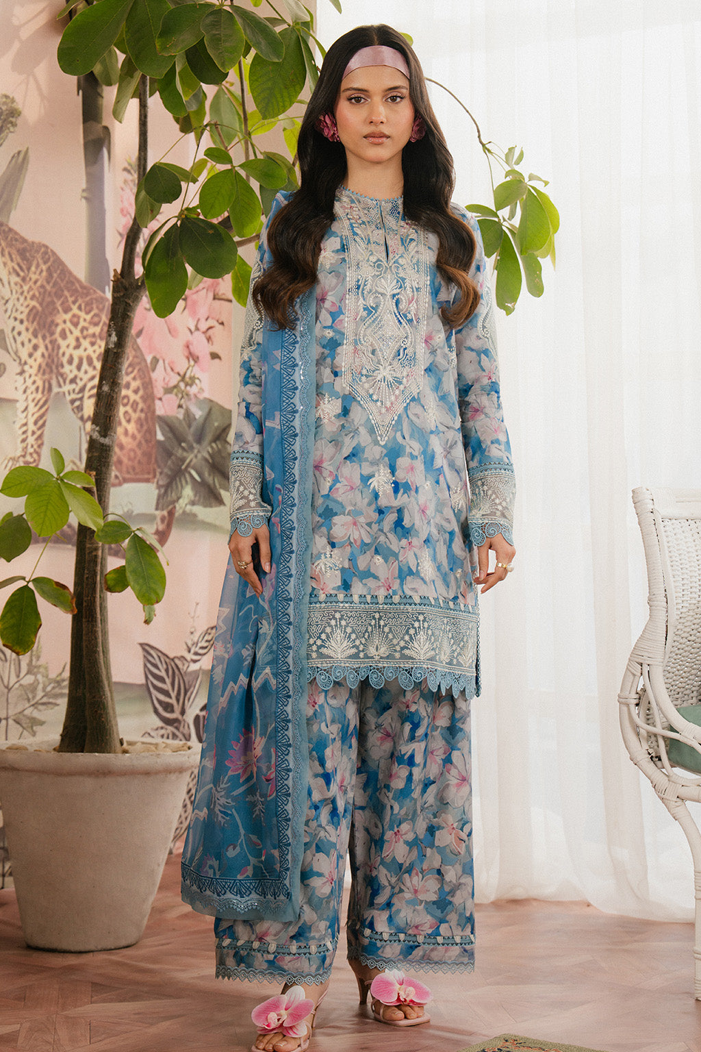 Armelia Printed Lawn 2025 by Ayzel - Scilla