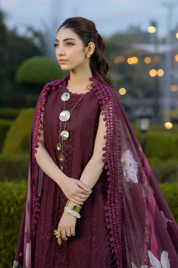SERENE LUXURY LAWN BY ADAN LIBAS UNSTITCHED'26| D1
