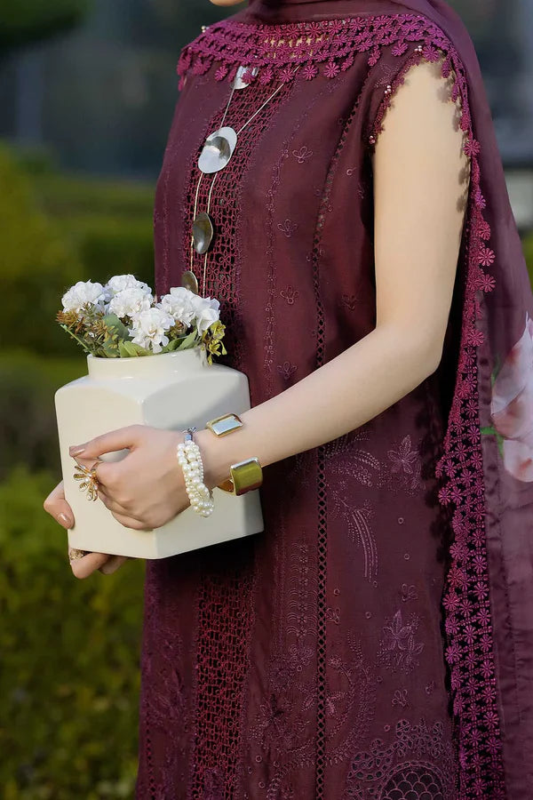 SERENE LUXURY LAWN BY ADAN LIBAS UNSTITCHED'26| D1