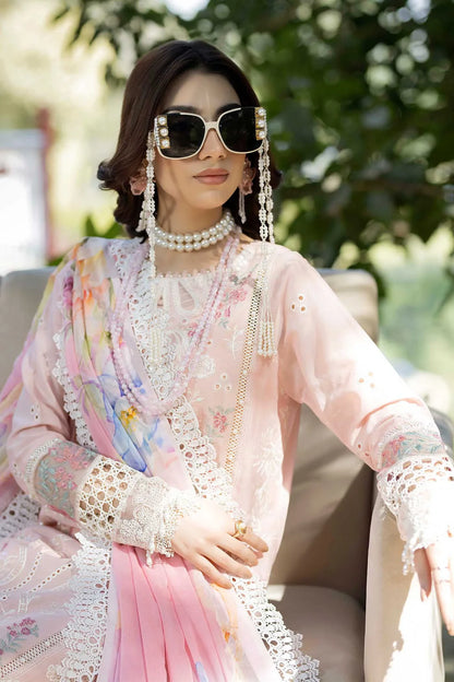 SERENE LUXURY LAWN BY ADAN LIBAS UNSTITCHED'26| D7