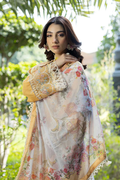 SERENE LUXURY LAWN BY ADAN LIBAS UNSTITCHED'26| D8