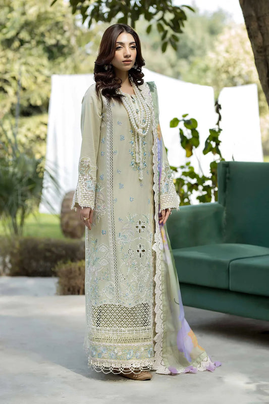 SERENE LUXURY LAWN BY ADAN LIBAS UNSTITCHED'26| D9