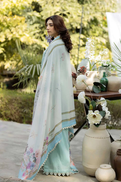 SERENE LUXURY LAWN BY ADAN LIBAS UNSTITCHED'26| D6