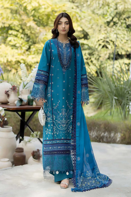 SERENE LUXURY LAWN BY ADAN LIBAS UNSTITCHED'26| D10