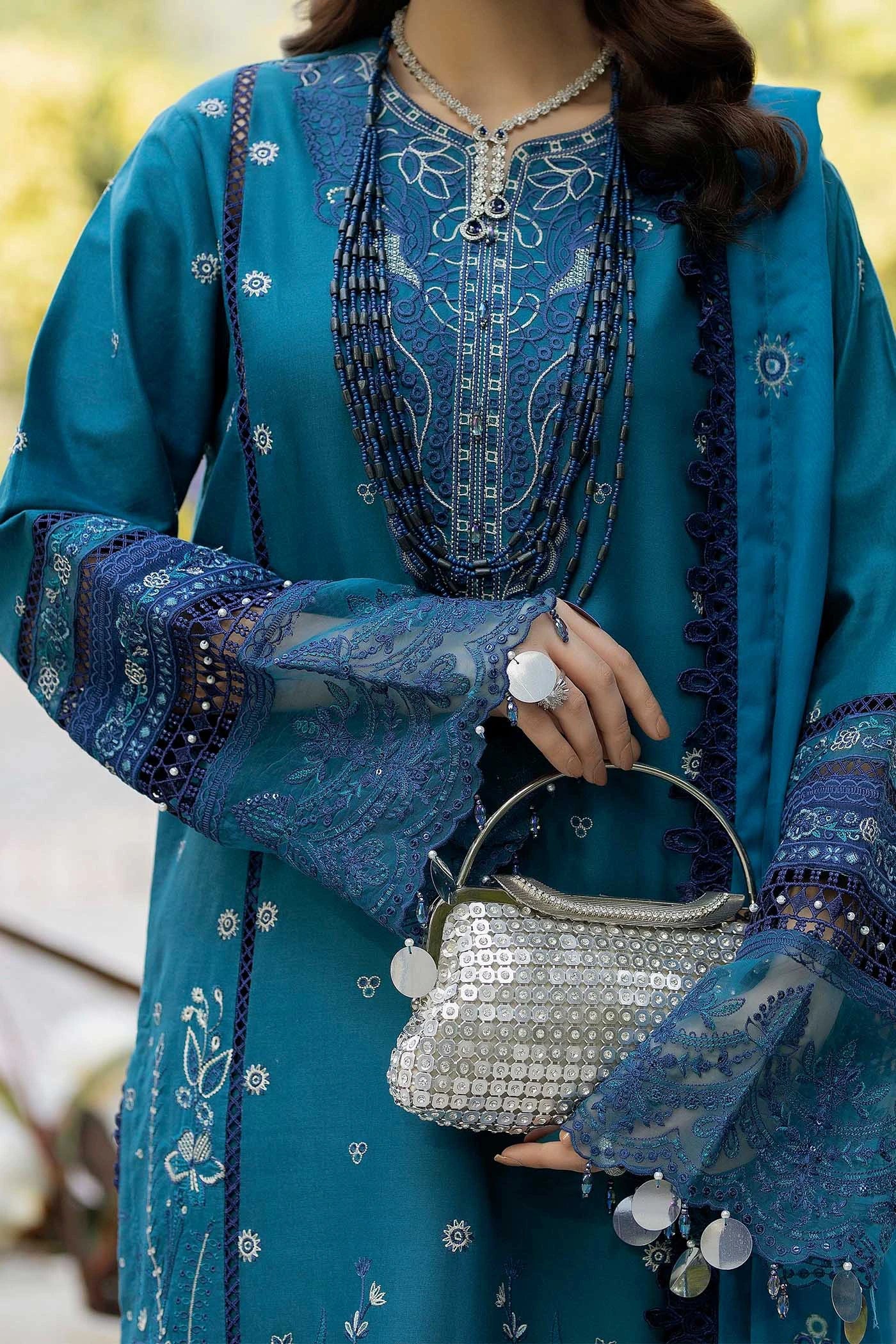 SERENE LUXURY LAWN BY ADAN LIBAS UNSTITCHED'26| D10