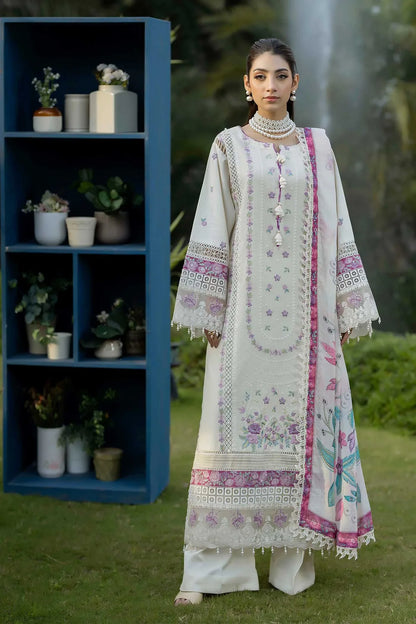 SERENE LUXURY LAWN BY ADAN LIBAS UNSTITCHED'26| D3