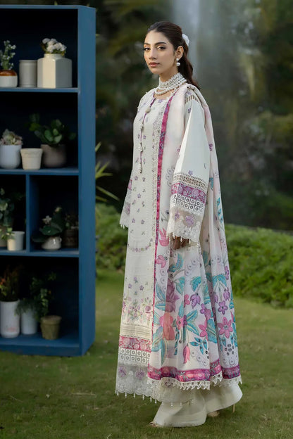 SERENE LUXURY LAWN BY ADAN LIBAS UNSTITCHED'26| D3