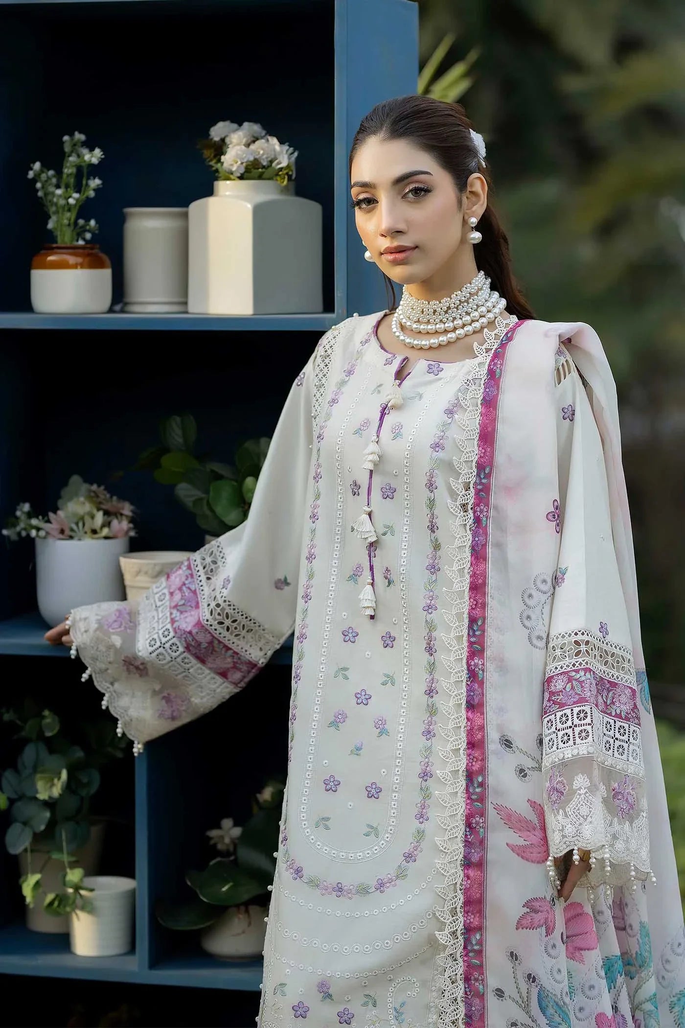 SERENE LUXURY LAWN BY ADAN LIBAS UNSTITCHED'26| D3