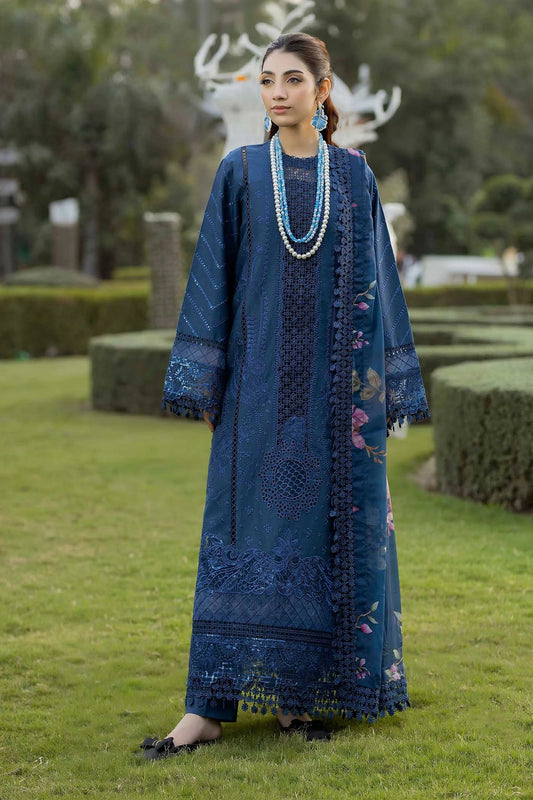 SERENE LUXURY LAWN BY ADAN LIBAS UNSTITCHED'26| D2