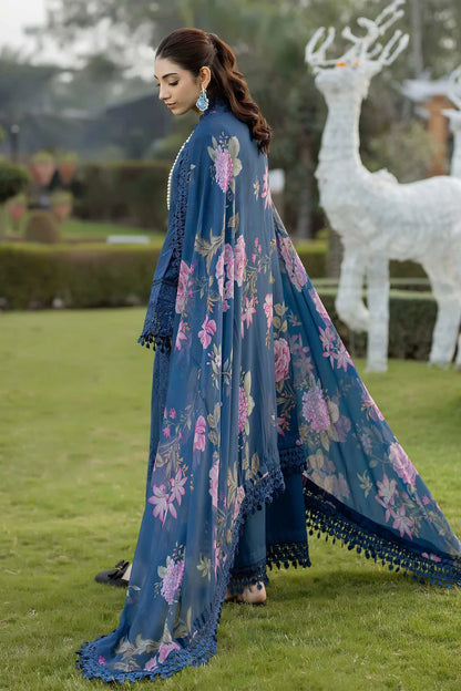 SERENE LUXURY LAWN BY ADAN LIBAS UNSTITCHED'26| D2