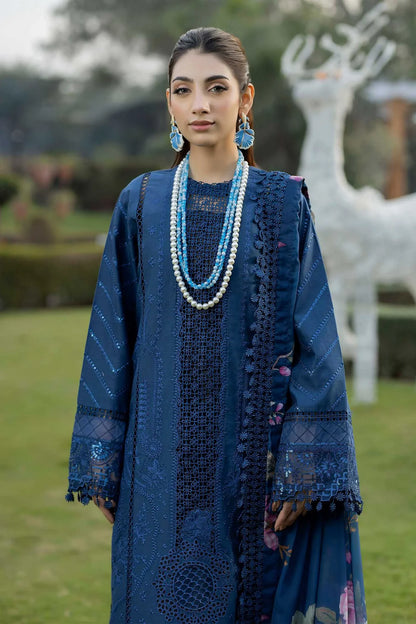 SERENE LUXURY LAWN BY ADAN LIBAS UNSTITCHED'26| D2
