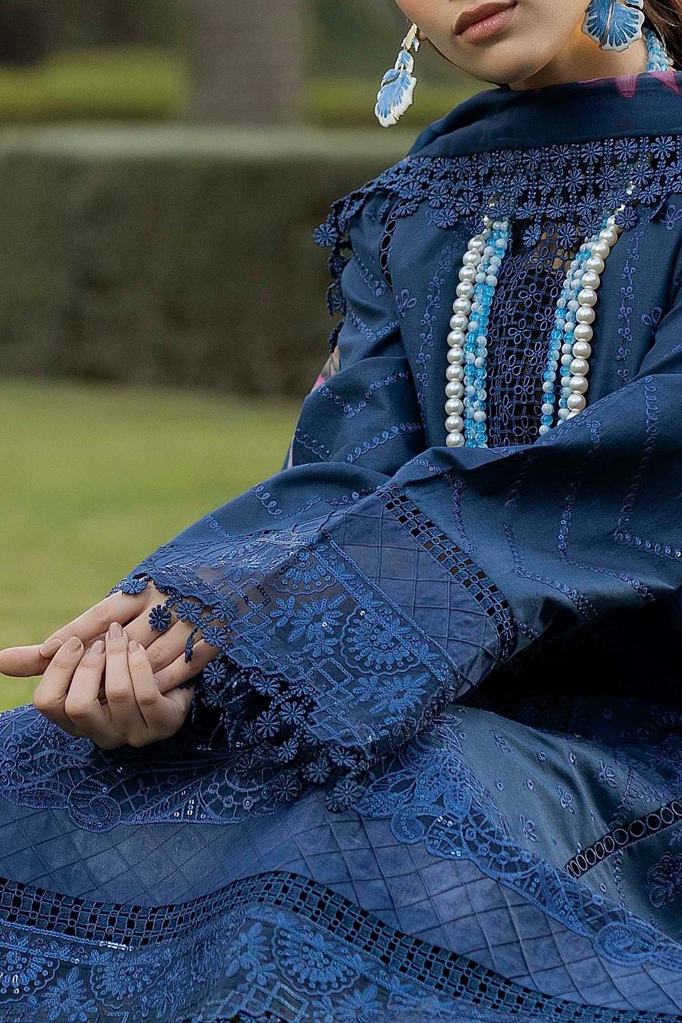 SERENE LUXURY LAWN BY ADAN LIBAS UNSTITCHED'26| D2