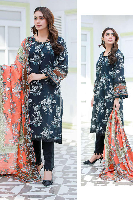 Sidra Aleem Series Lawn 24 Collection 2024 – SA#401