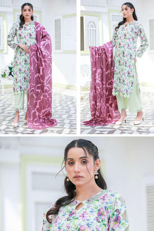 Sidra Aleem Series Lawn 24 Collection 2024 – SA#402