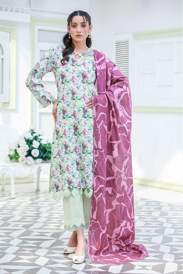 Sidra Aleem Series Lawn 24 Collection 2024 – SA#402