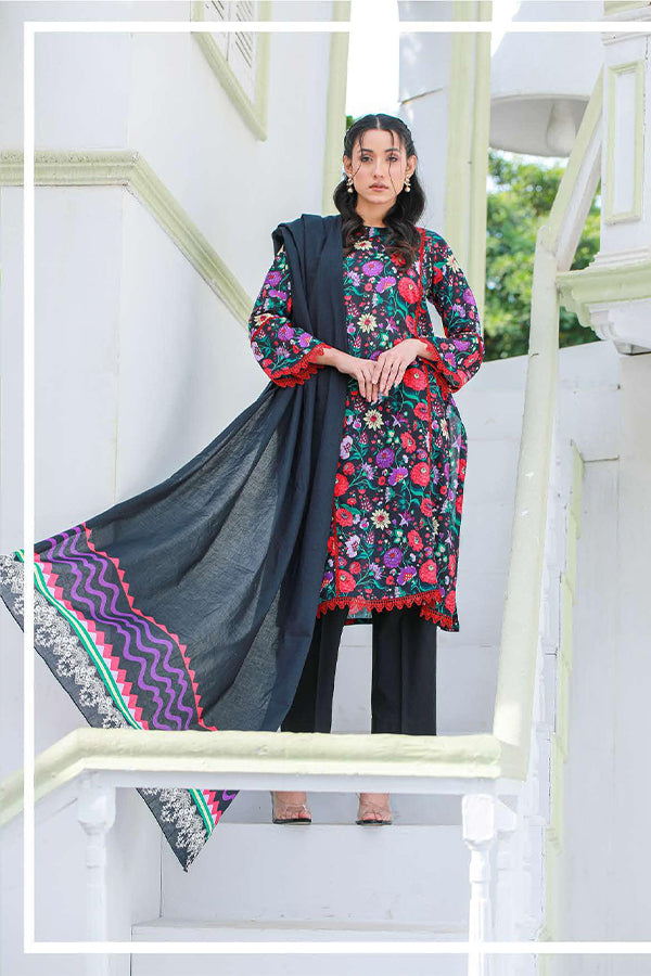 Sidra Aleem Series Lawn 24 Collection 2024 – SA#403