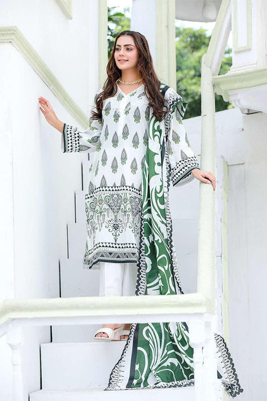 Sidra Aleem Series Lawn 24 Collection 2024 – SA#404