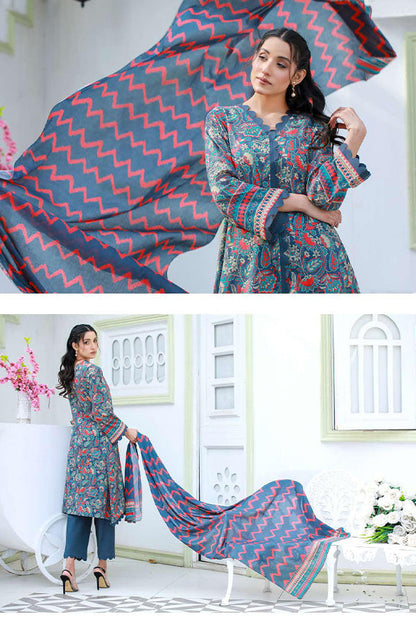 Sidra Aleem Series Lawn 24 Collection 2024 – SA#405