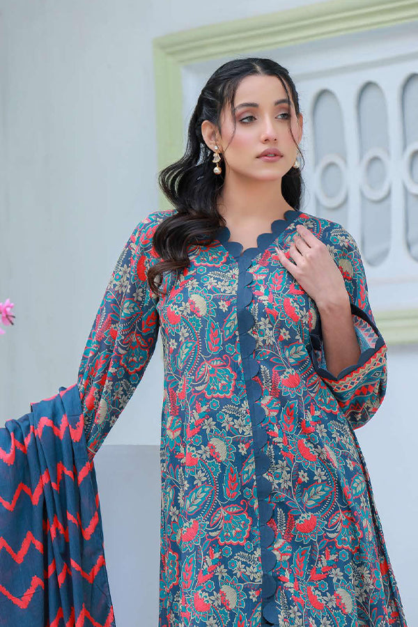 Sidra Aleem Series Lawn 24 Collection 2024 – SA#405