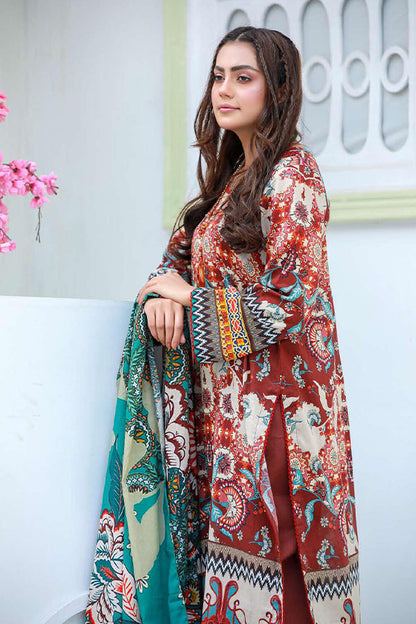 Sidra Aleem Series Lawn 24 Collection 2024 – SA#406