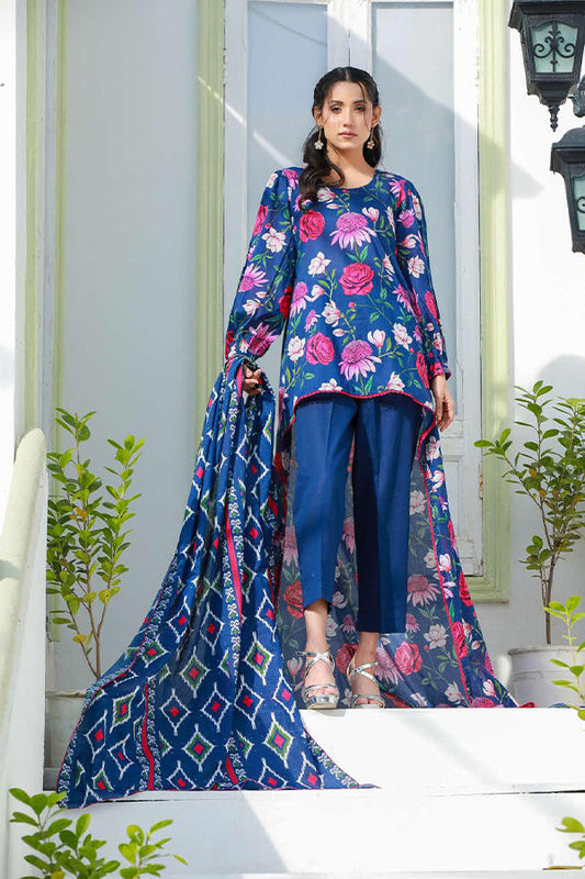 Sidra Aleem Series Lawn 24 Collection 2024 – SA#409