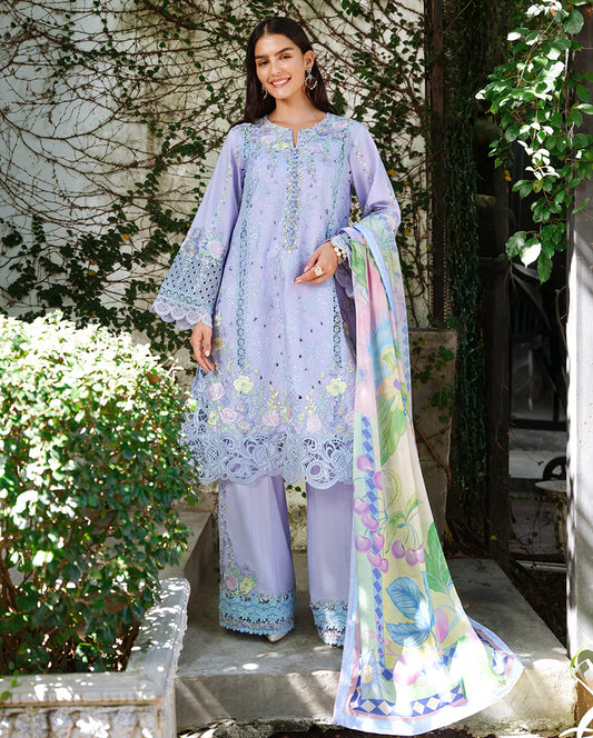 A MOI LUXURY LAWN BY MUSHQ UNSTITCHED'26 | Sweet Confession