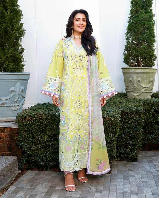 A MOI LUXURY LAWN BY MUSHQ UNSTITCHED'26 | Tender Whisper