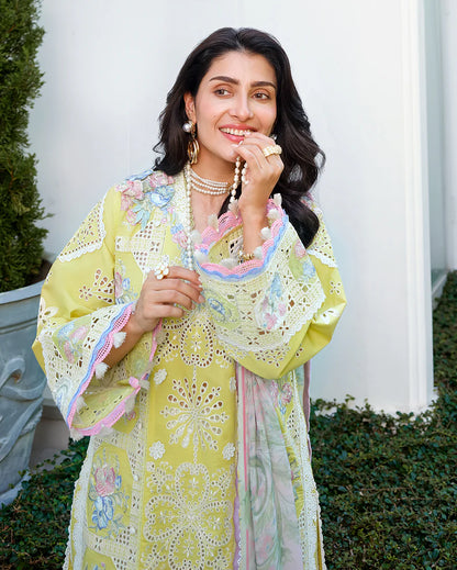 A MOI LUXURY LAWN BY MUSHQ UNSTITCHED'26 | Tender Whisper