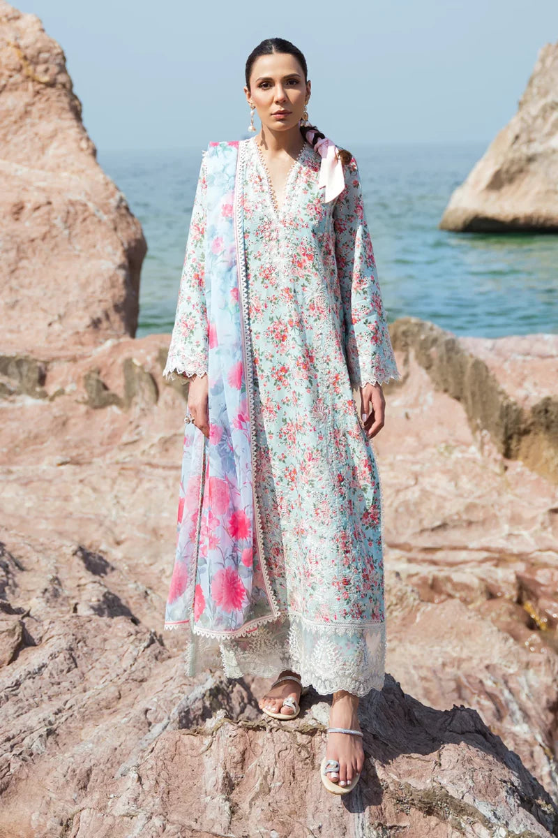 Afrozeh Summer Together Lawn Collection | Topaz