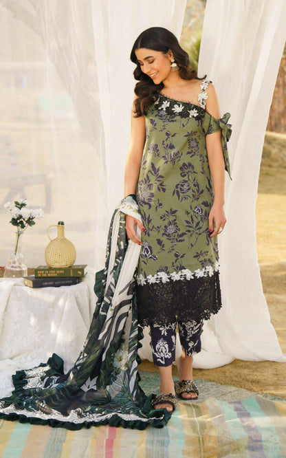 ASIFA & NABEEL MERAKI PRINTED LAWN Vol-01 2024 | U141M011