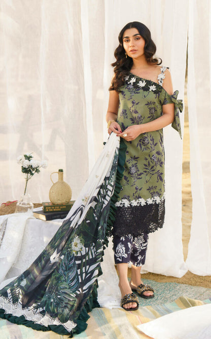 ASIFA & NABEEL MERAKI PRINTED LAWN Vol-01 2024 | U141M011