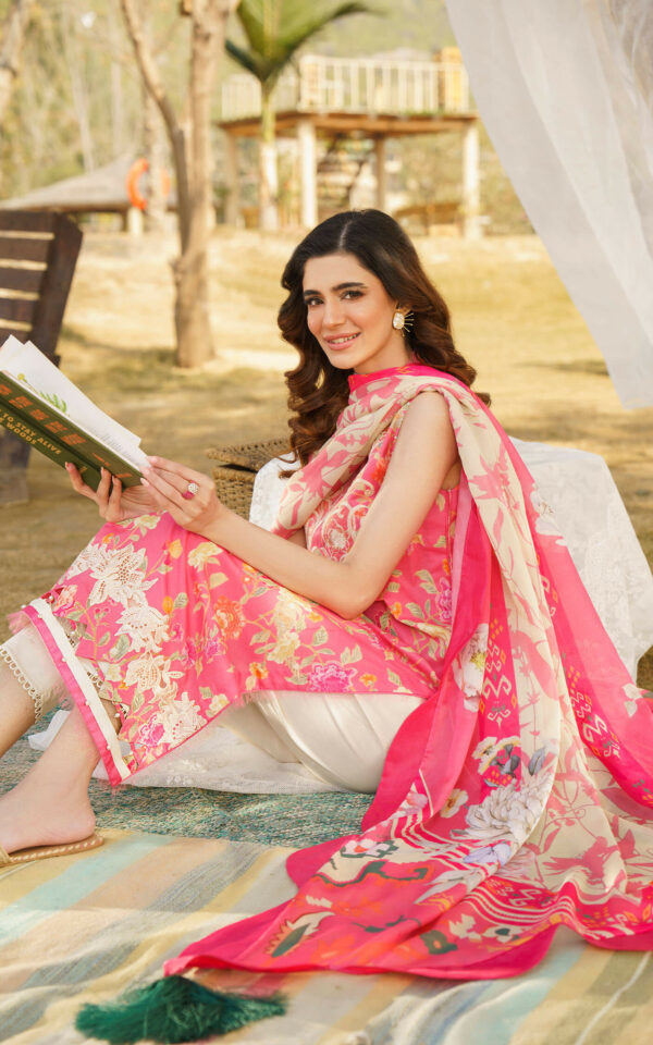 ASIFA & NABEEL MERAKI PRINTED LAWN Vol-01 2024 | U141M012