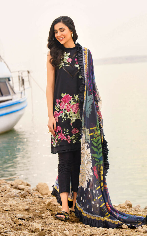 ASIFA & NABEEL MERAKI PRINTED LAWN Vol-01 2024 | U141M019