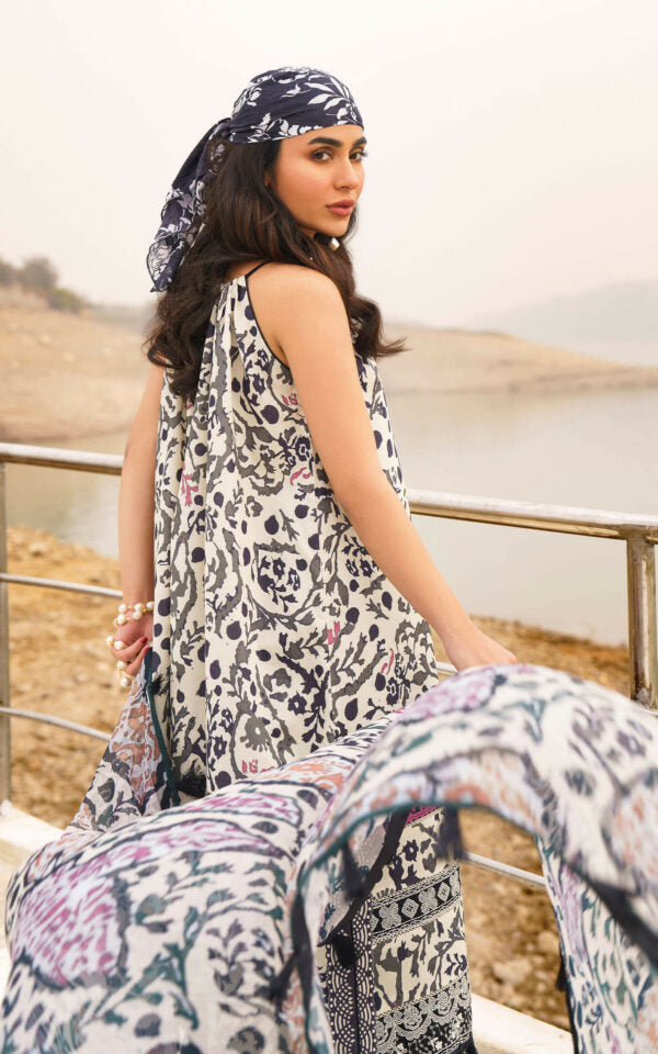 ASIFA & NABEEL MERAKI PRINTED LAWN Vol-01 2024 | U141M020