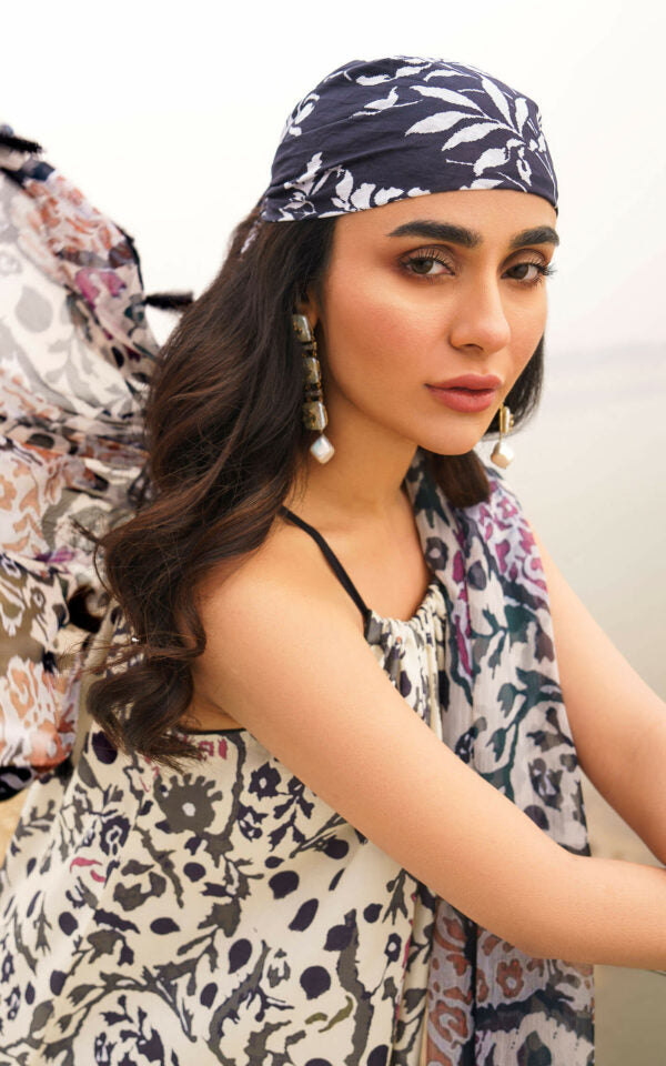 ASIFA & NABEEL MERAKI PRINTED LAWN Vol-01 2024 | U141M020