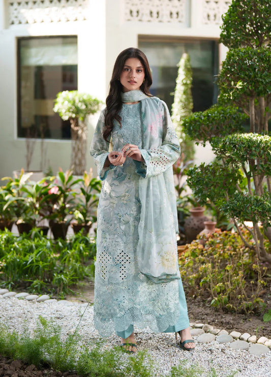 SUMMER LINES PRINTKARI BY NEESHAY UNSTITCHED'26| D2