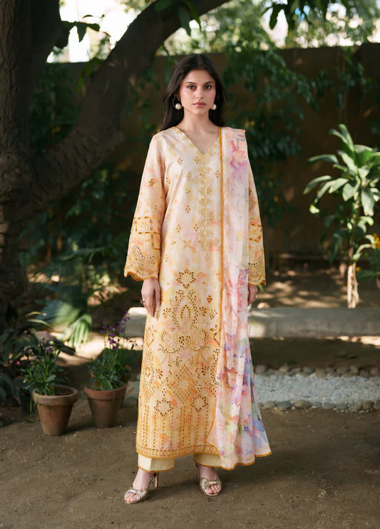 SUMMER LINES PRINTKARI BY NEESHAY UNSTITCHED'26| D3