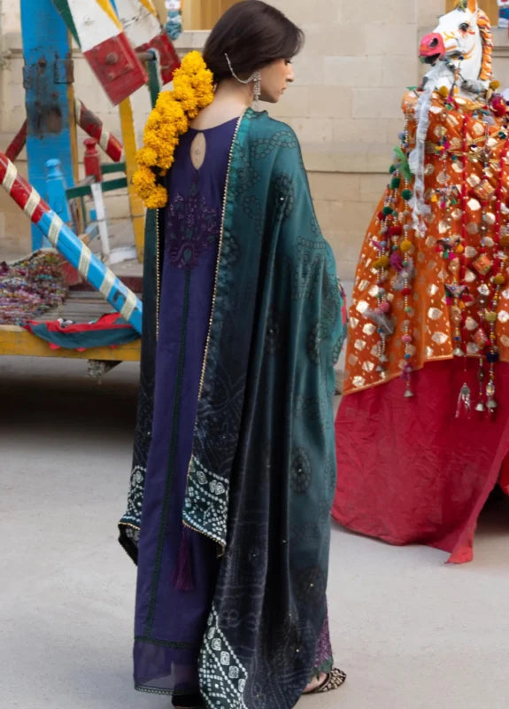 BANDHANI BY ALZOHAIB EMBROIDERED UNSTITCHED'26| D8