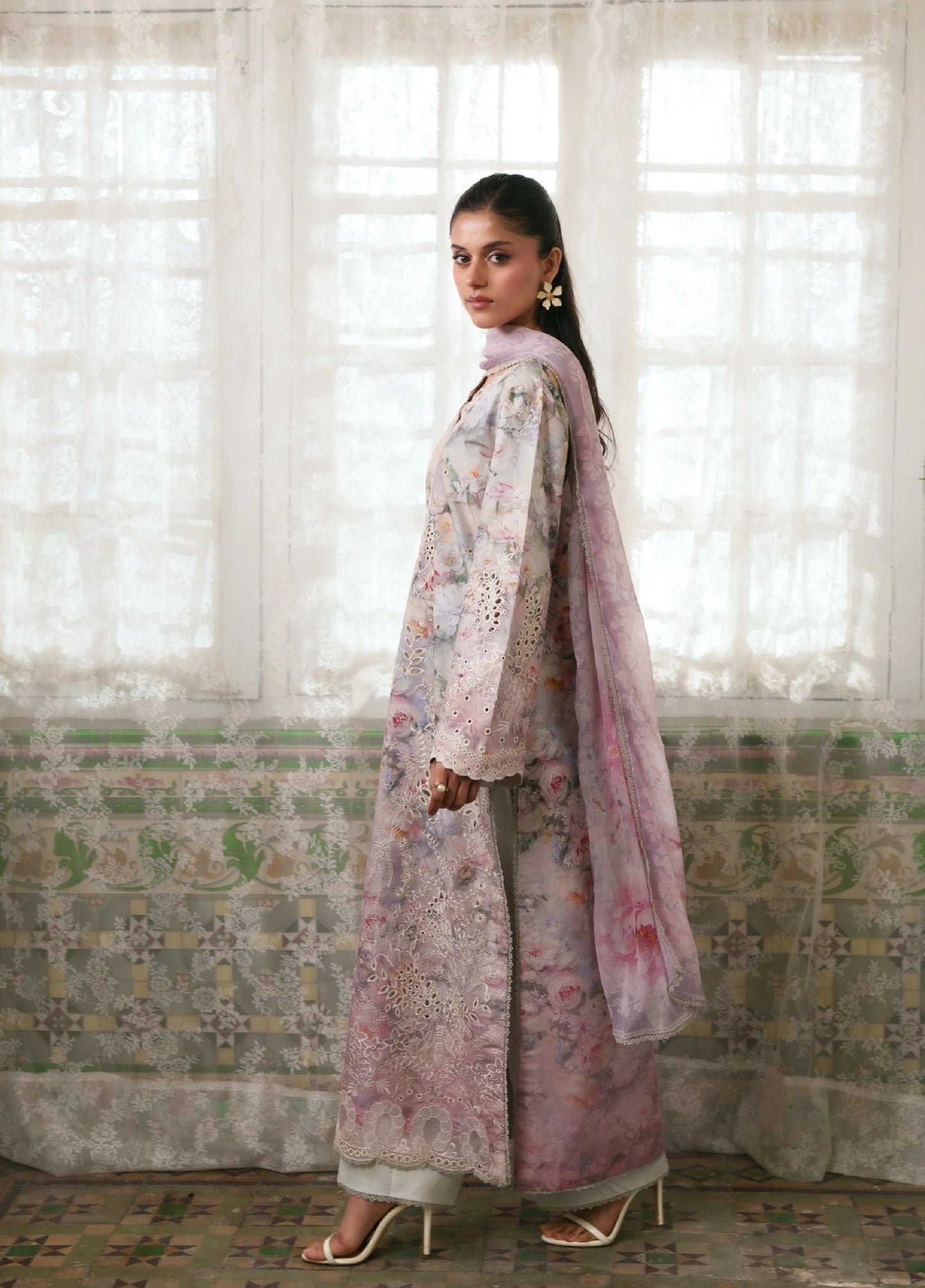 SUMMER LINES PRINTKARI BY NEESHAY UNSTITCHED'26| D8
