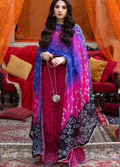 BANDHANI BY ALZOHAIB EMBROIDERED UNSTITCHED'26| D6
