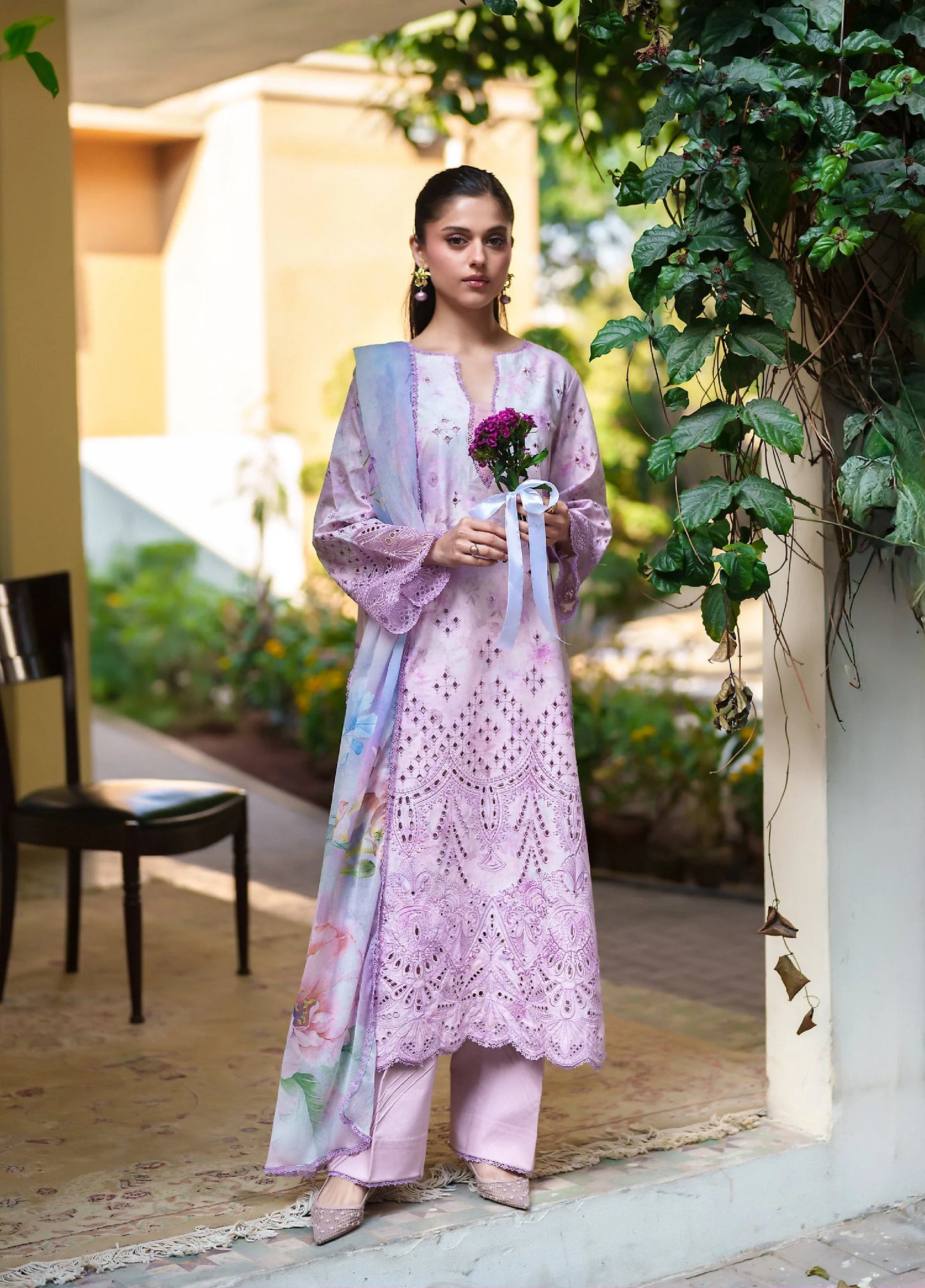 SUMMER LINES PRINTKARI BY NEESHAY UNSTITCHED'26| D5