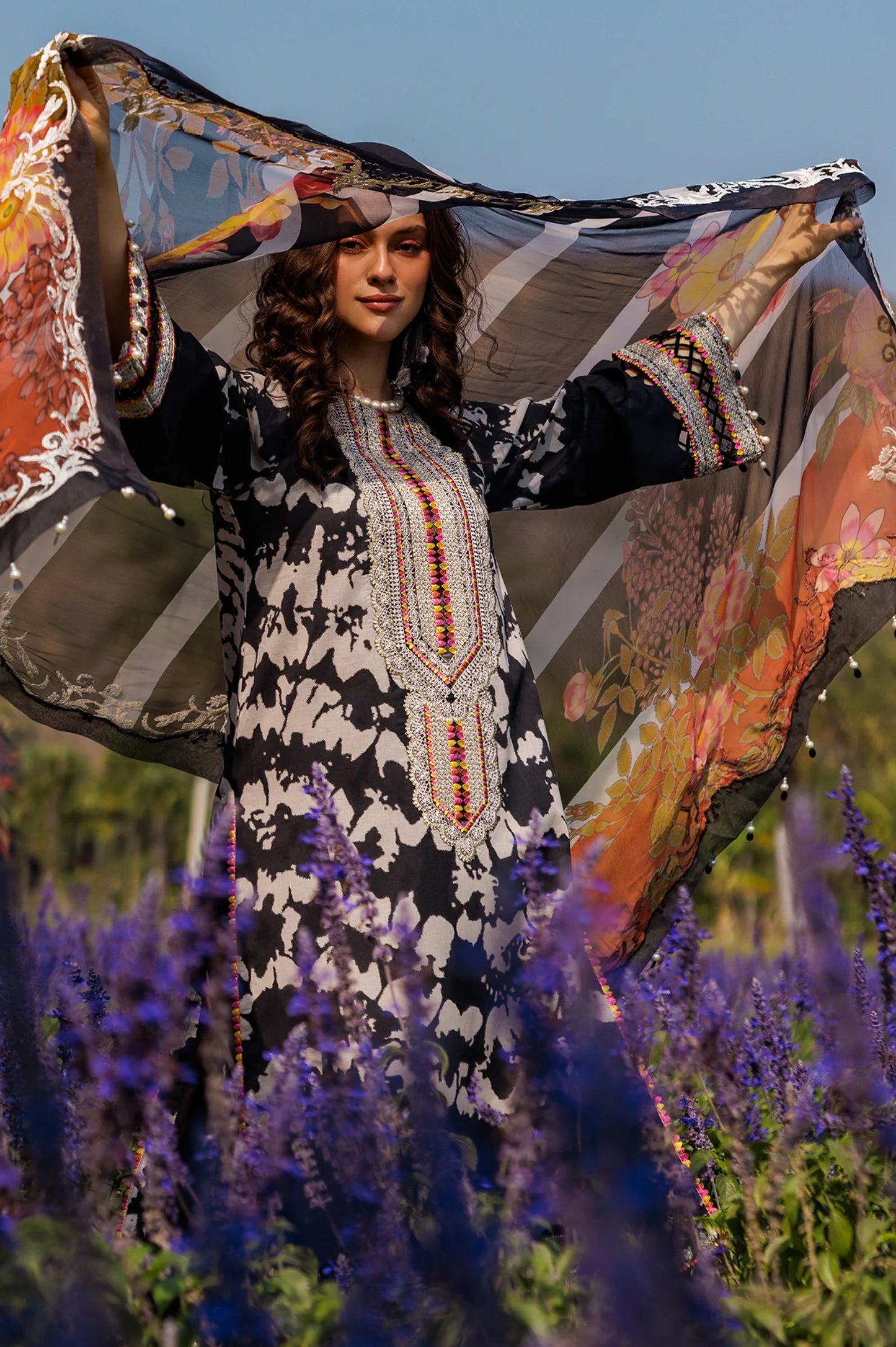 Charizma Combination Embroidered Unstitched Vol-01 Collection 2025 | CC5-01