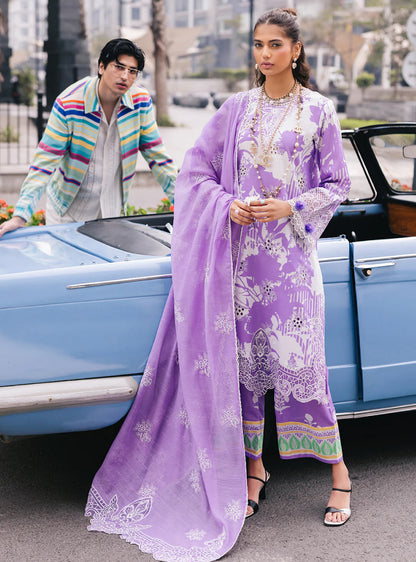 Broadway by Mahnur Unstitched Lawn Collection 25 | D - 7