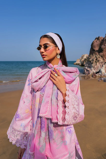 Afrozeh The Endless Summer Luxury Lawn Unstitched Collection 25 | GILDED